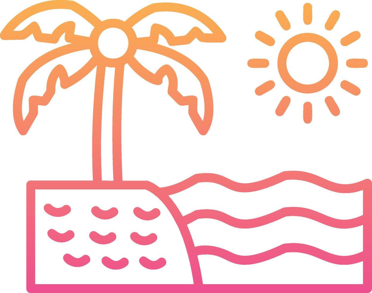 Beach Vector Icon