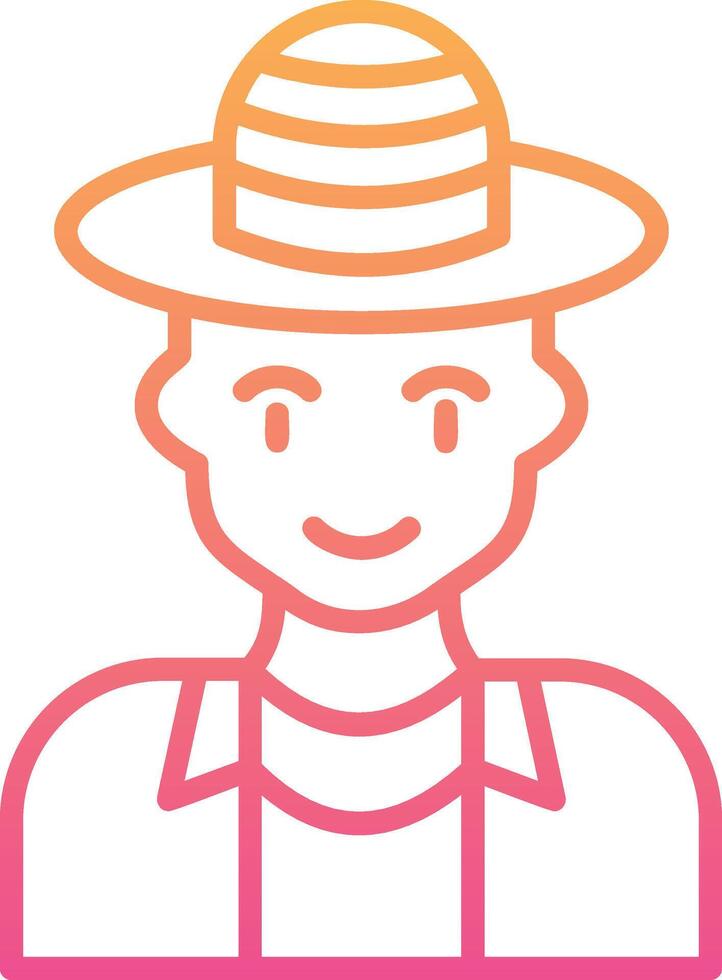 Tourist man Vector Icon