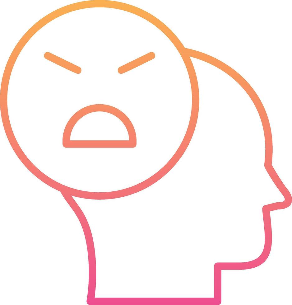 Angry Vector Icon