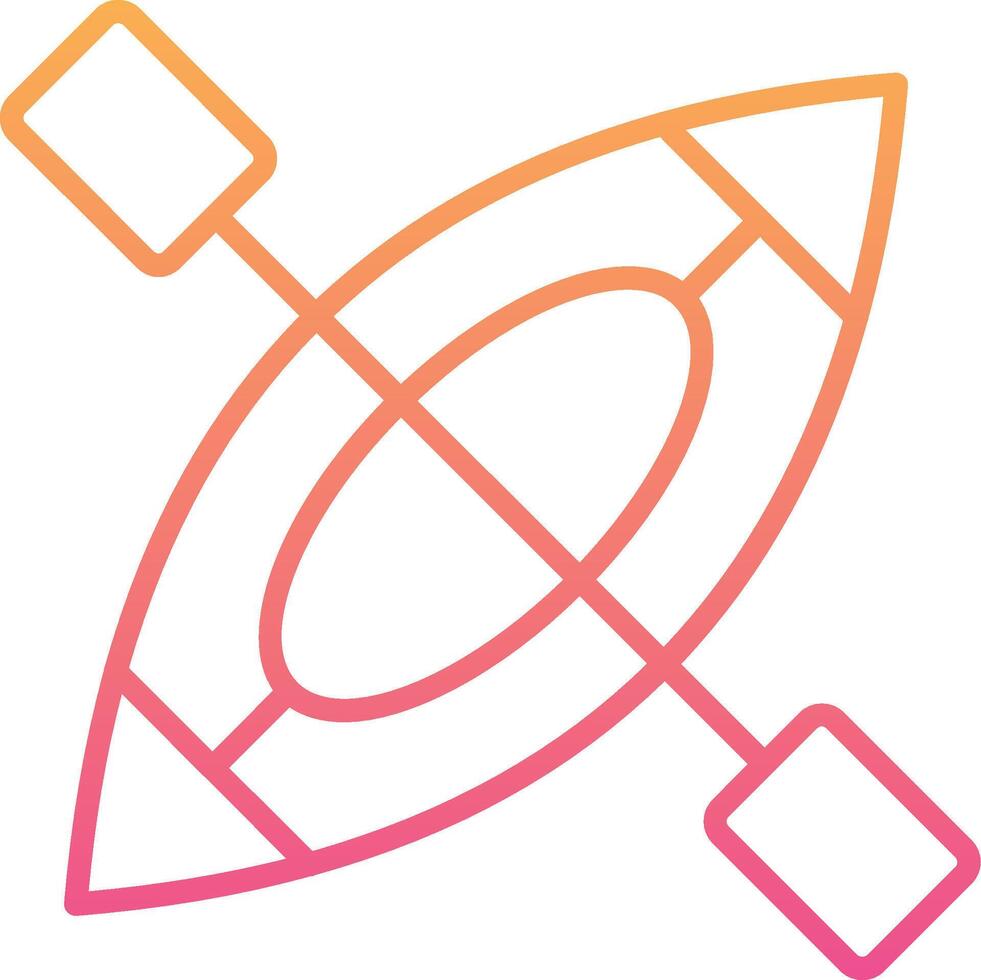 Kayak Vector Icon