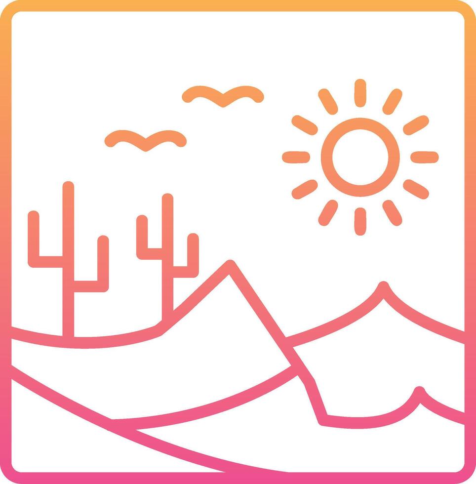 Desert Vector Icon