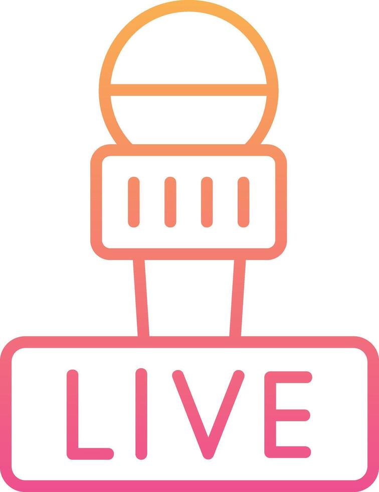 Live Vector Icon
