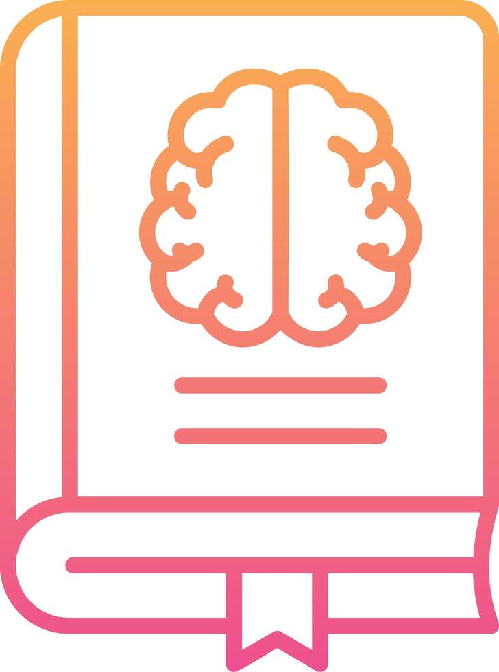 Neurology Book Vector Icon