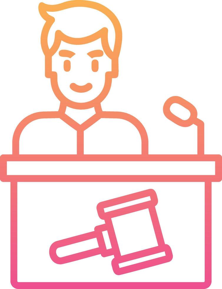 Auction Vector Icon