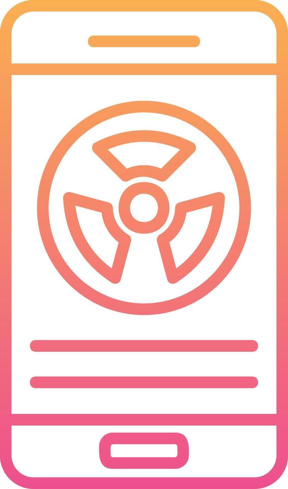 Rdiation Vector Icon