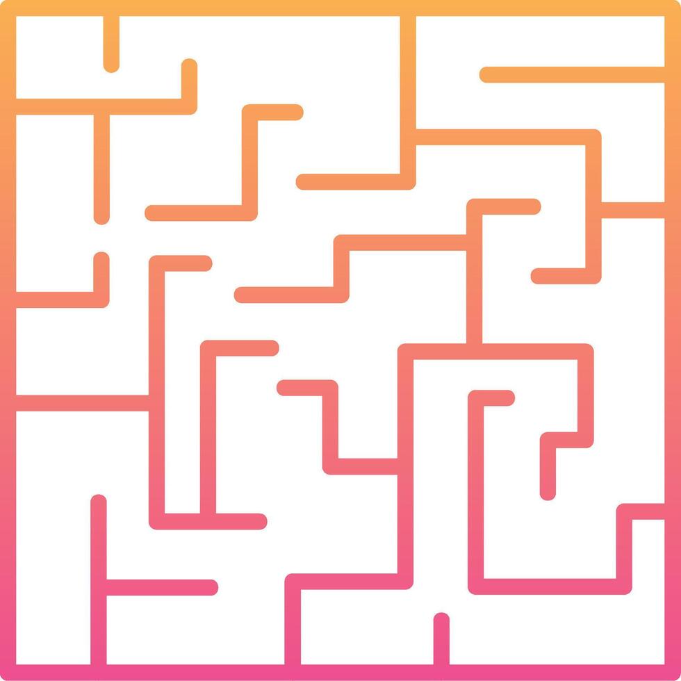 Maze Vector Icon