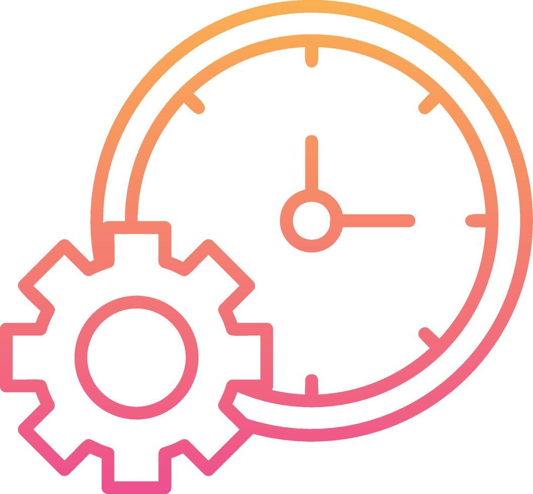 Time Manager Vector Icon