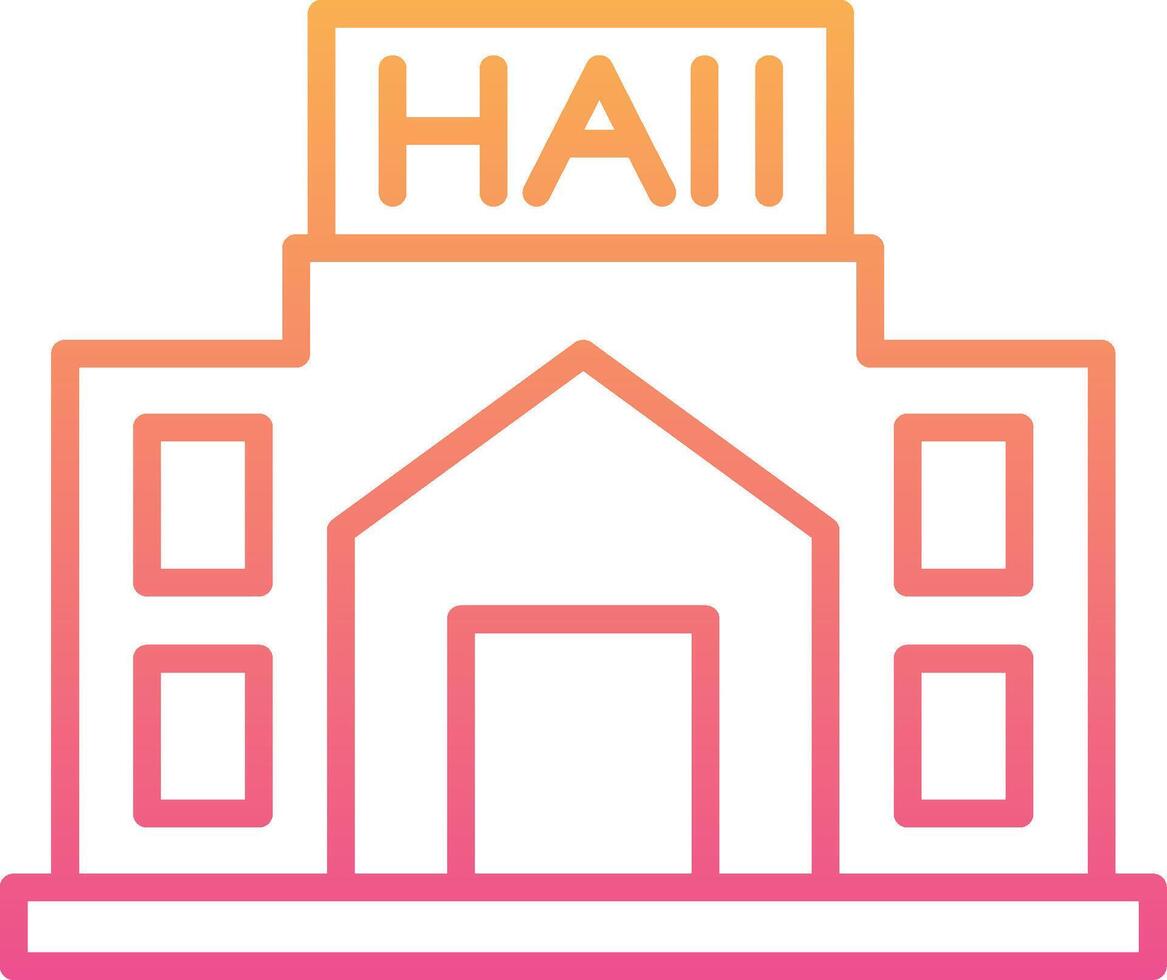 City Hall Vector Icon