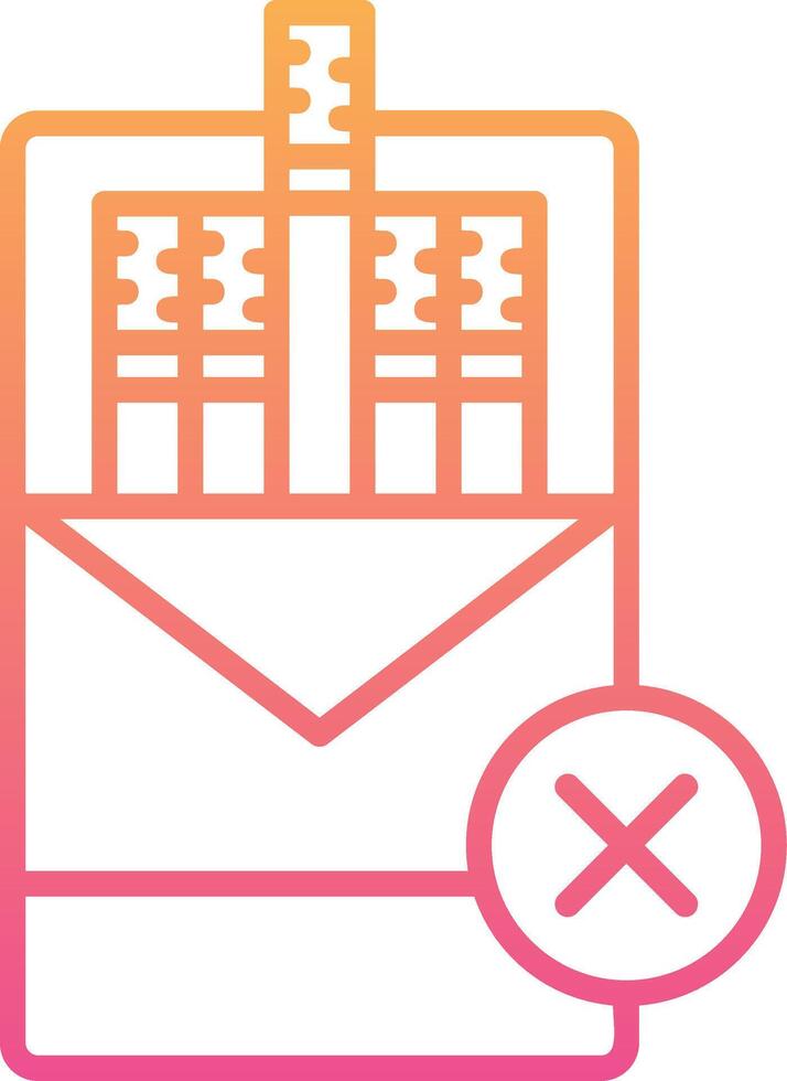No Smoking Vector Icon