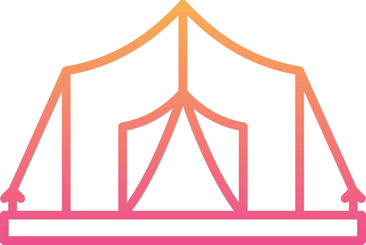 Tent Vector Icon