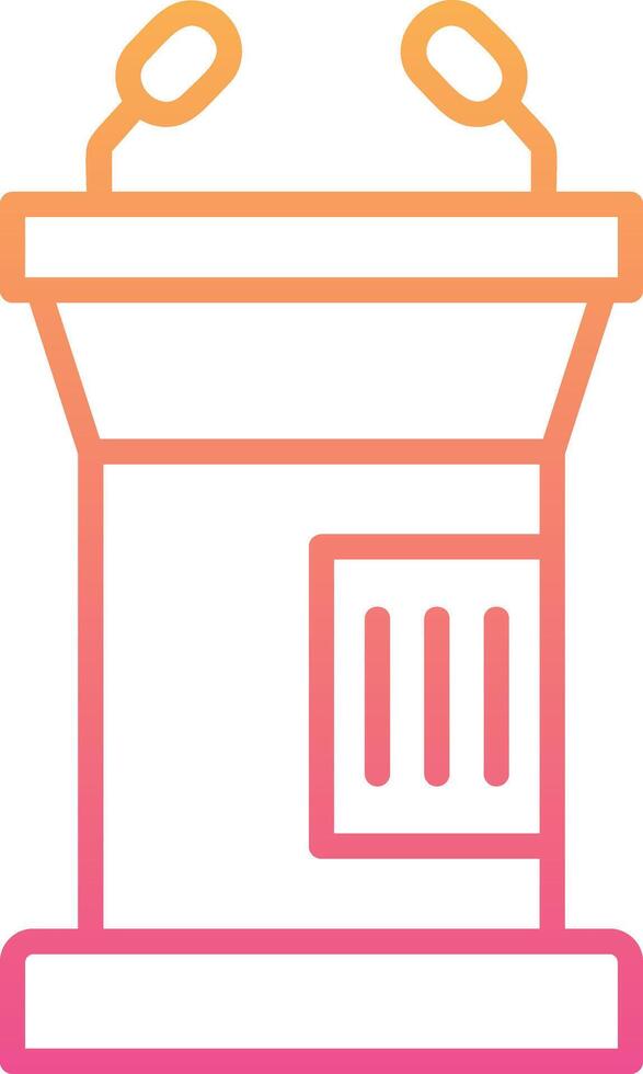 Lectern Vector Icon