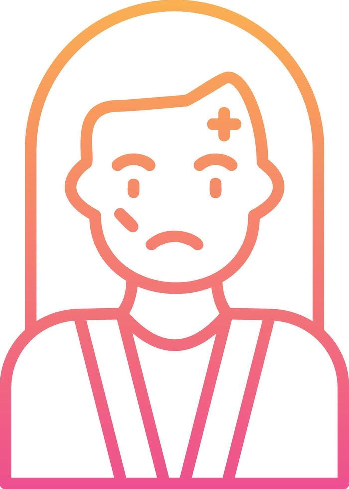 Casualties Women Vector Icon