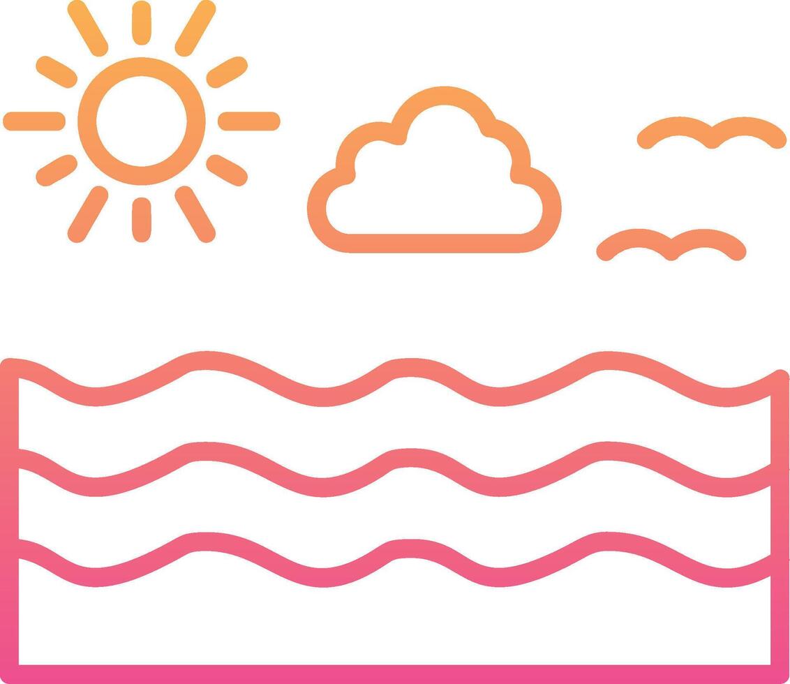 Sea Vector Icon