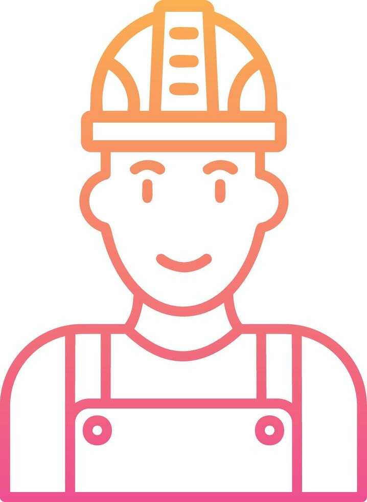 Factory Worker Vector Icon