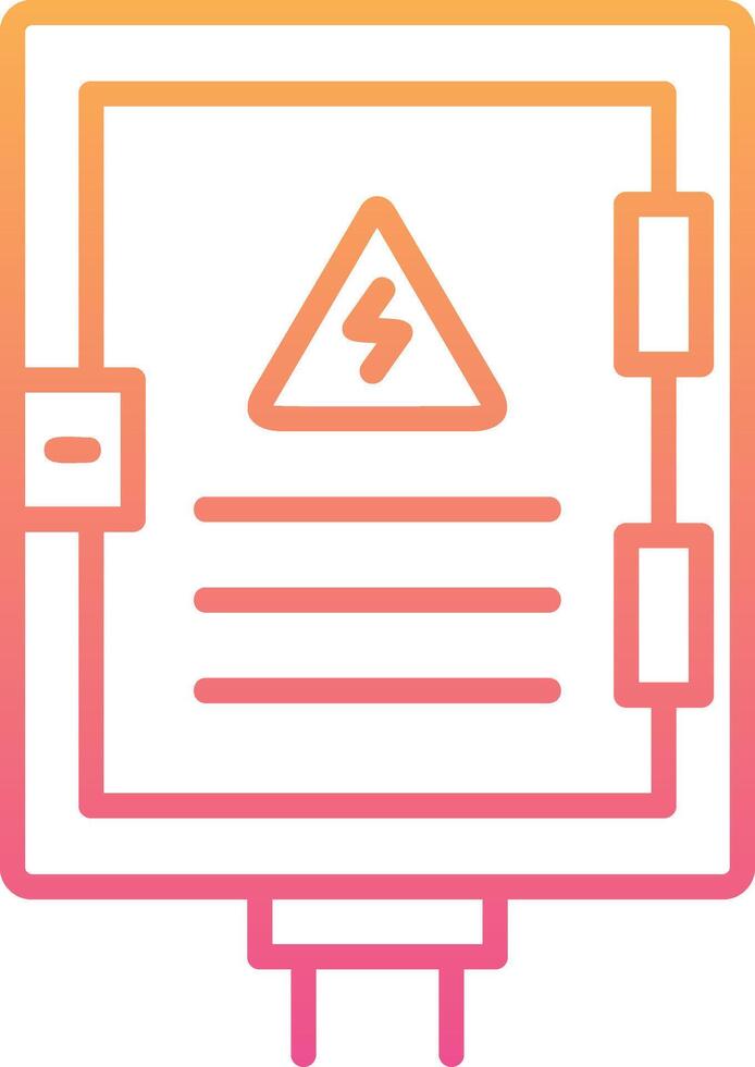 Electrical Panel Vector Icon