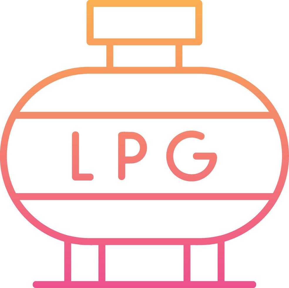 Liquefied Petroleum Gas Vector Icon