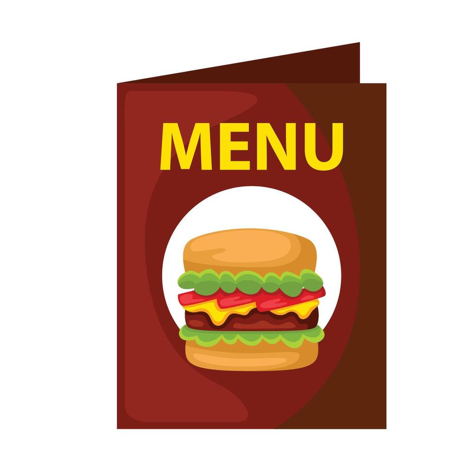 hamburguesas menú icono ilustración. vector diseño