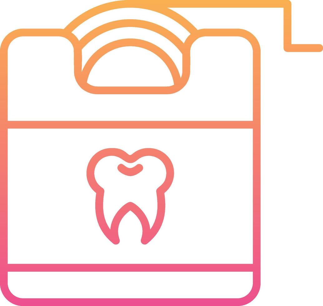Dental Floss Vector Icon