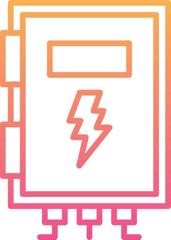 High Voltage Box Vector Icon