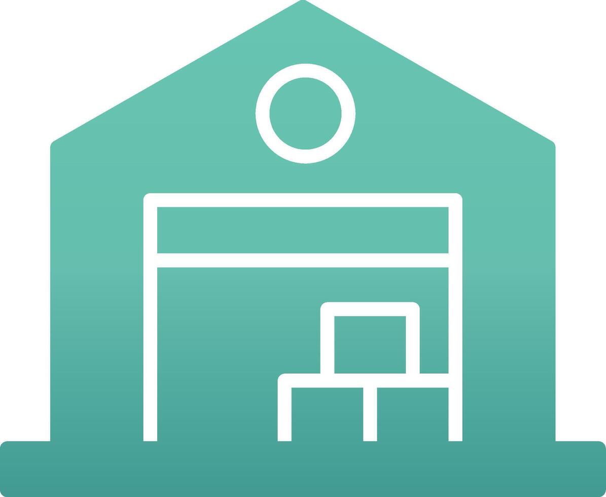 glyph gradient icon vector