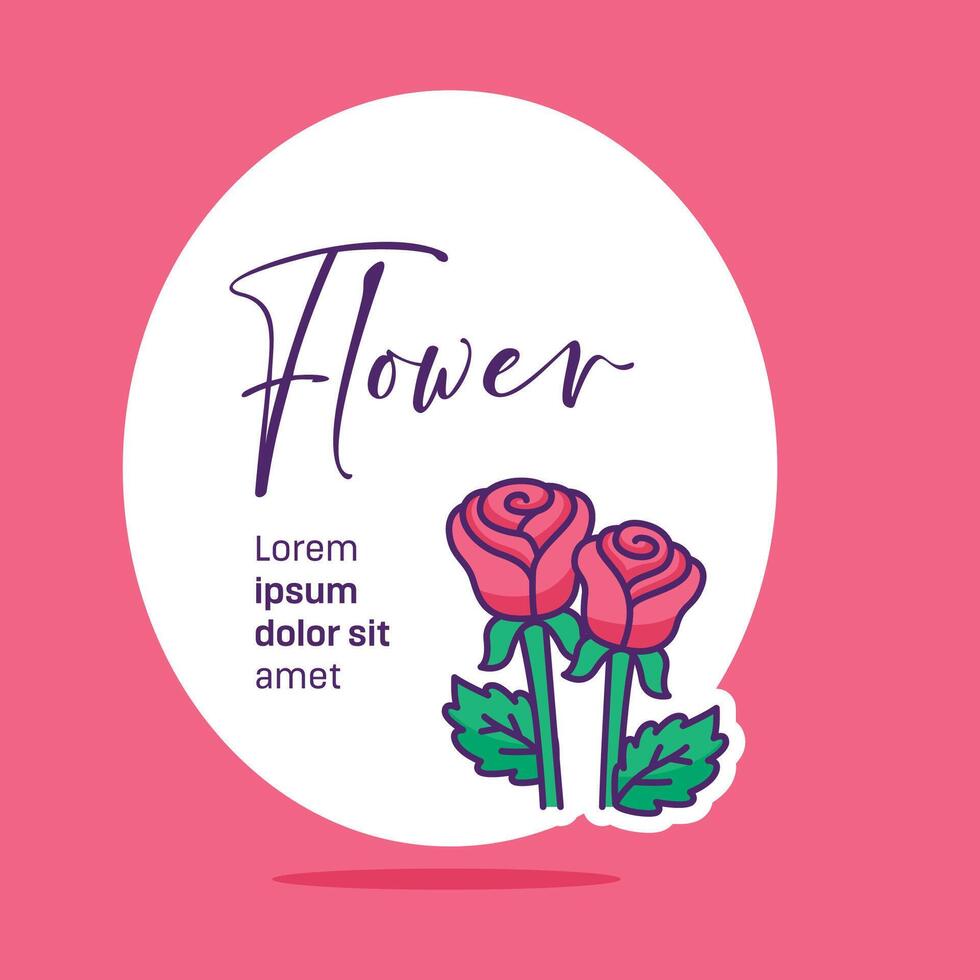 floral modelo invitación tarjeta diseño vector