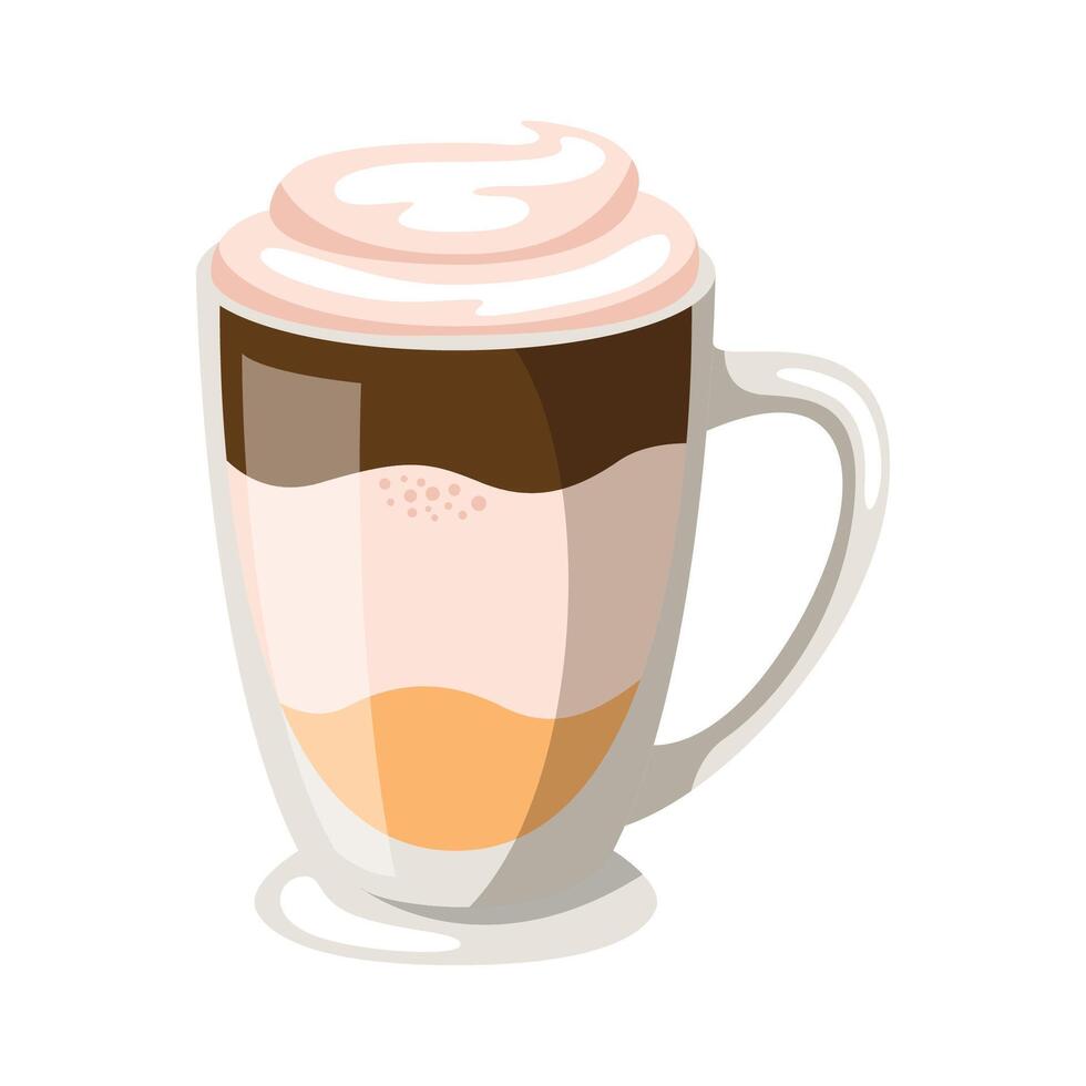 Chocolate coffee icon illustration. Vector design