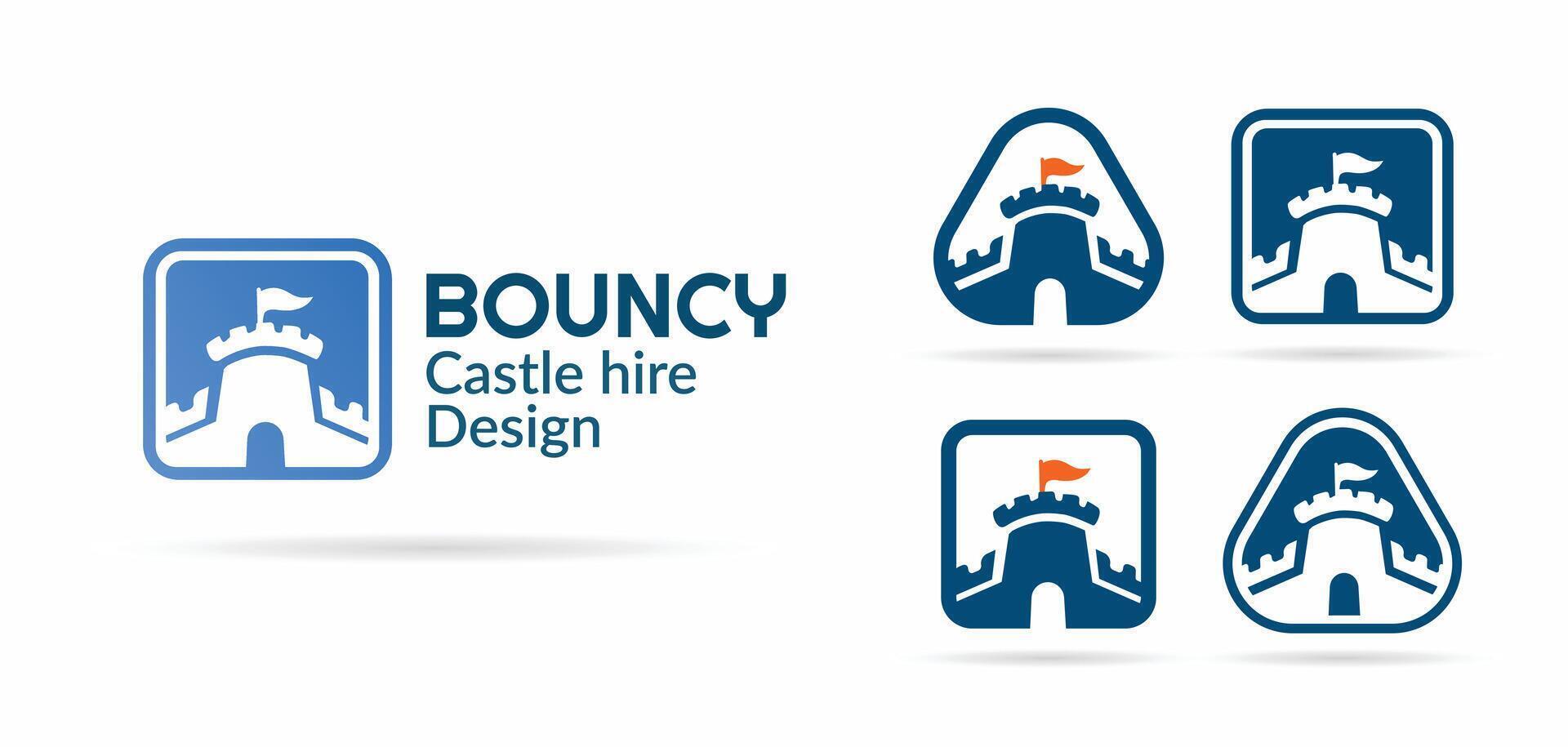 Castle vector design icon