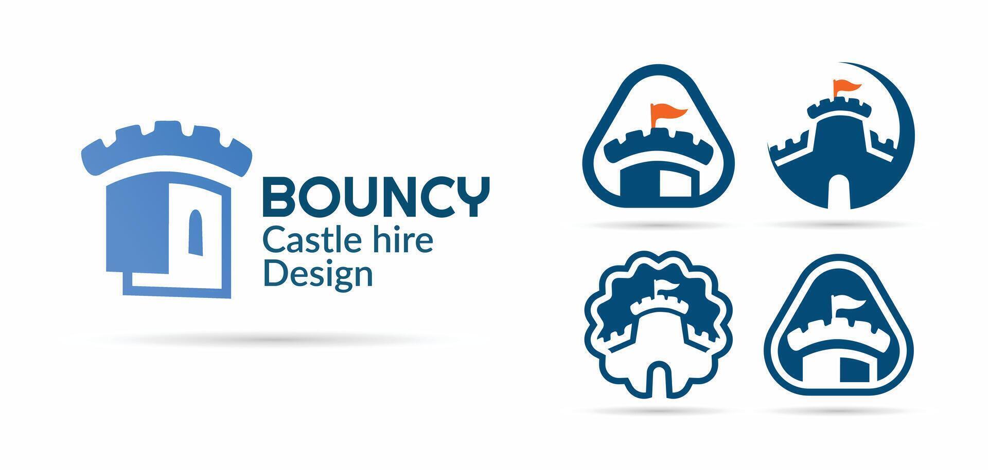 castillo vector diseño icono