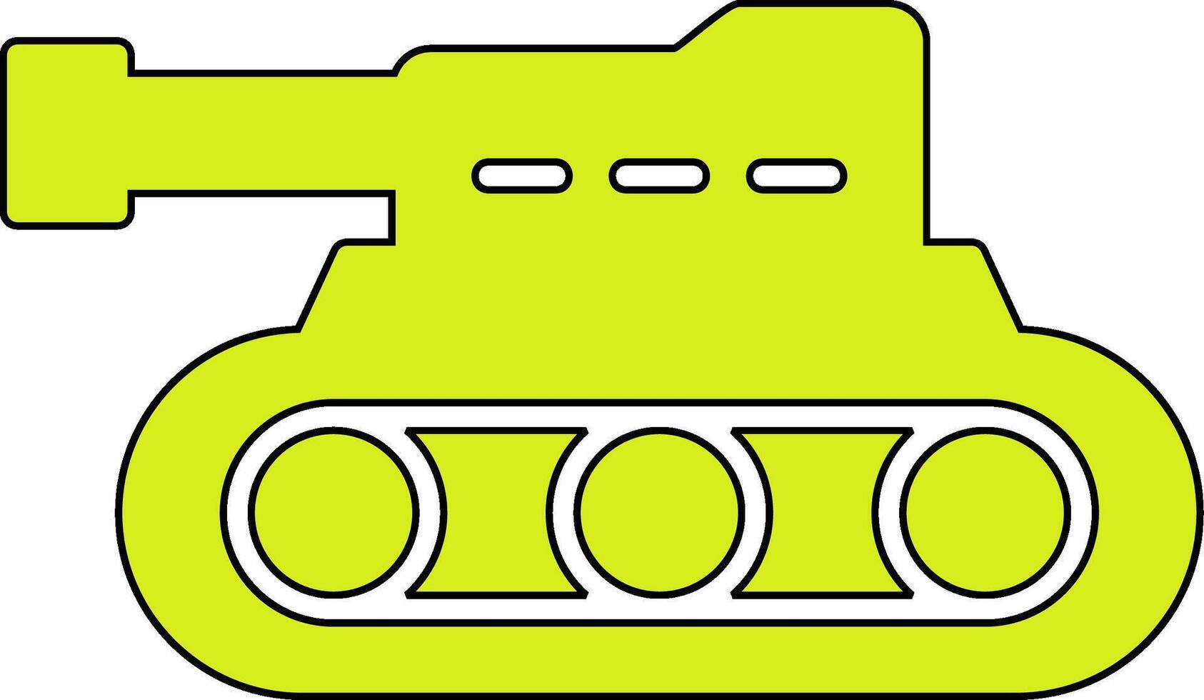 icono de vector de tanque