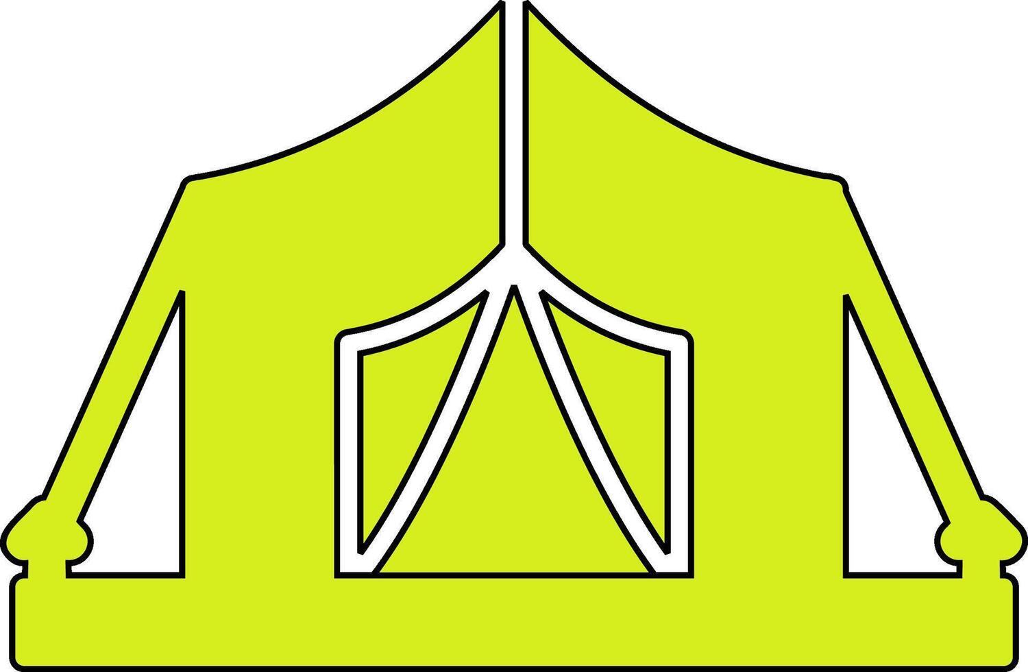 Tent Vector Icon
