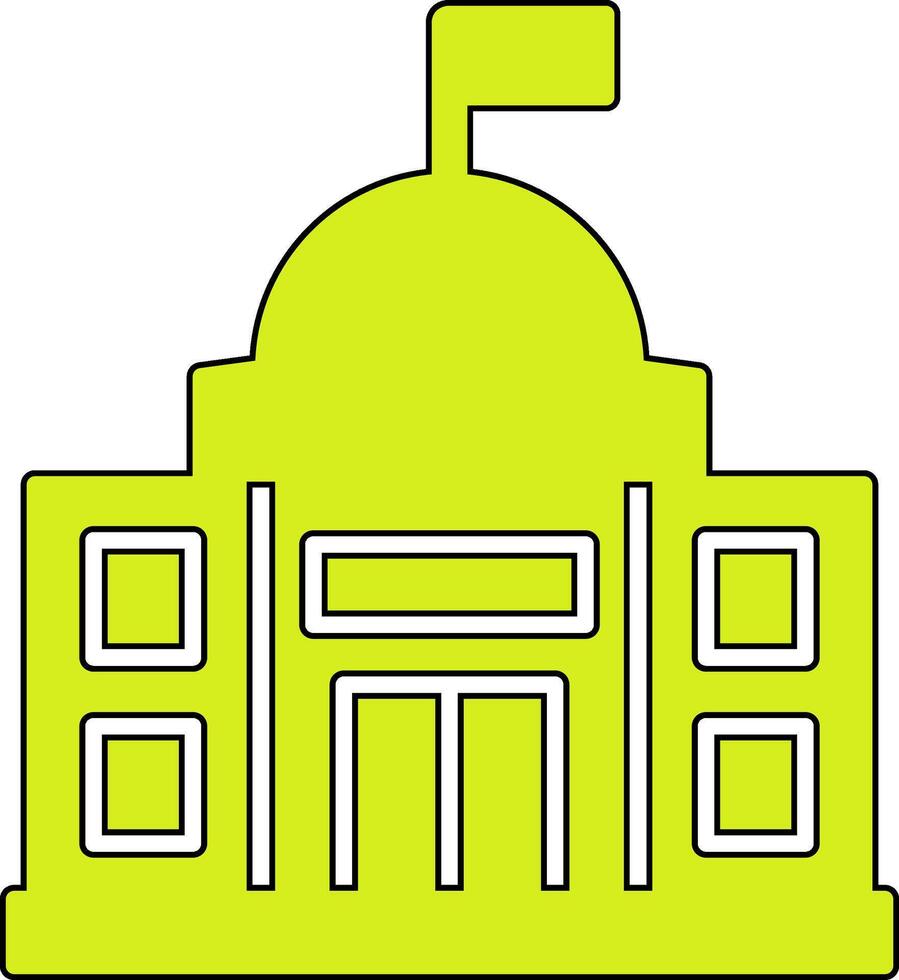 Embassy Vector Icon