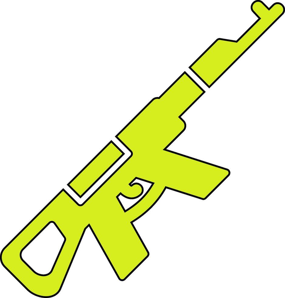 ak47 vector icono