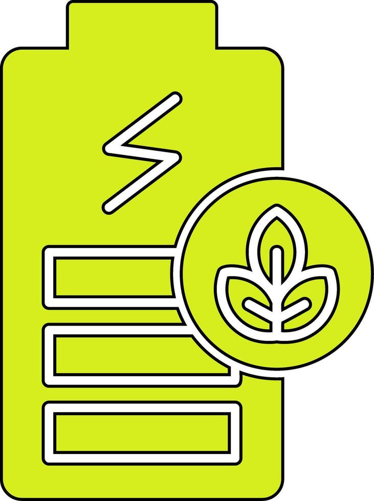 verde batería vector icono