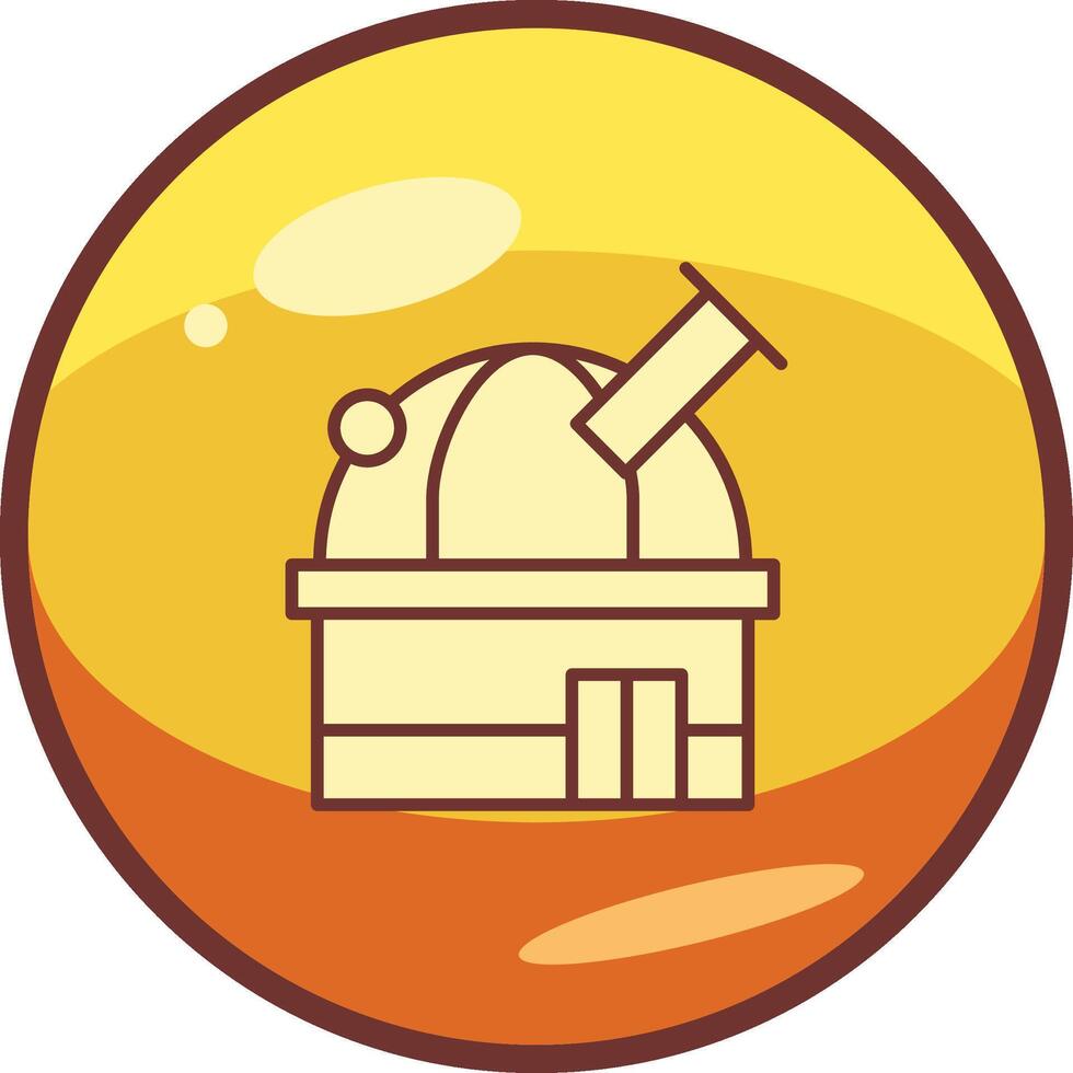 Space Observatory Vector Icon