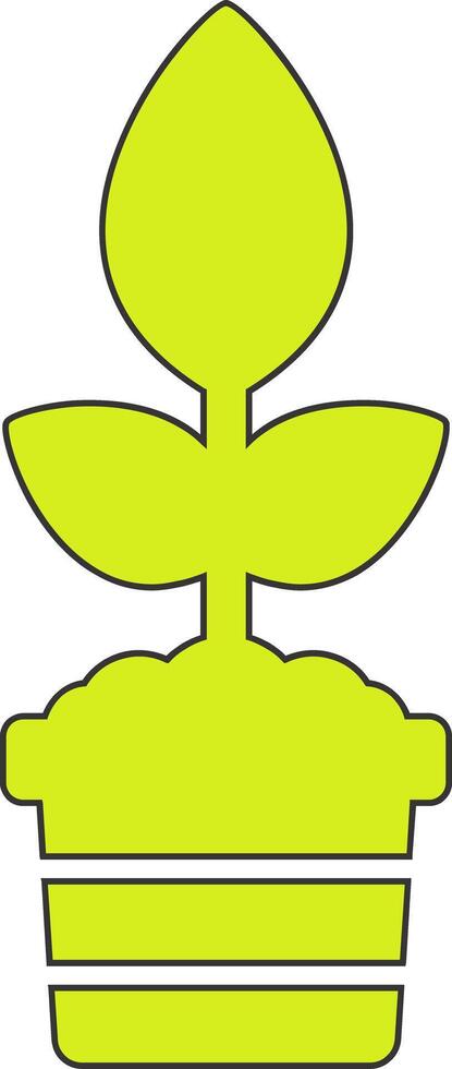 icono de vector de planta