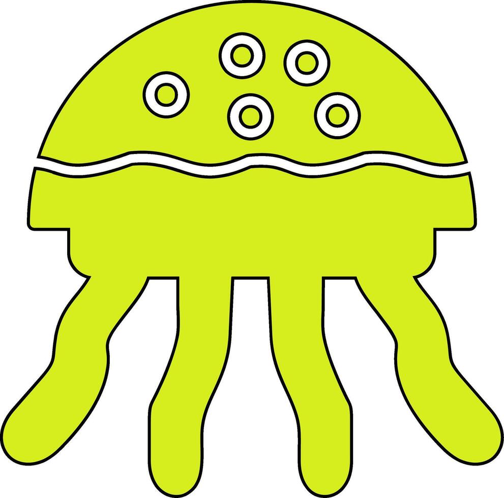 Jellyfish Vector Icon