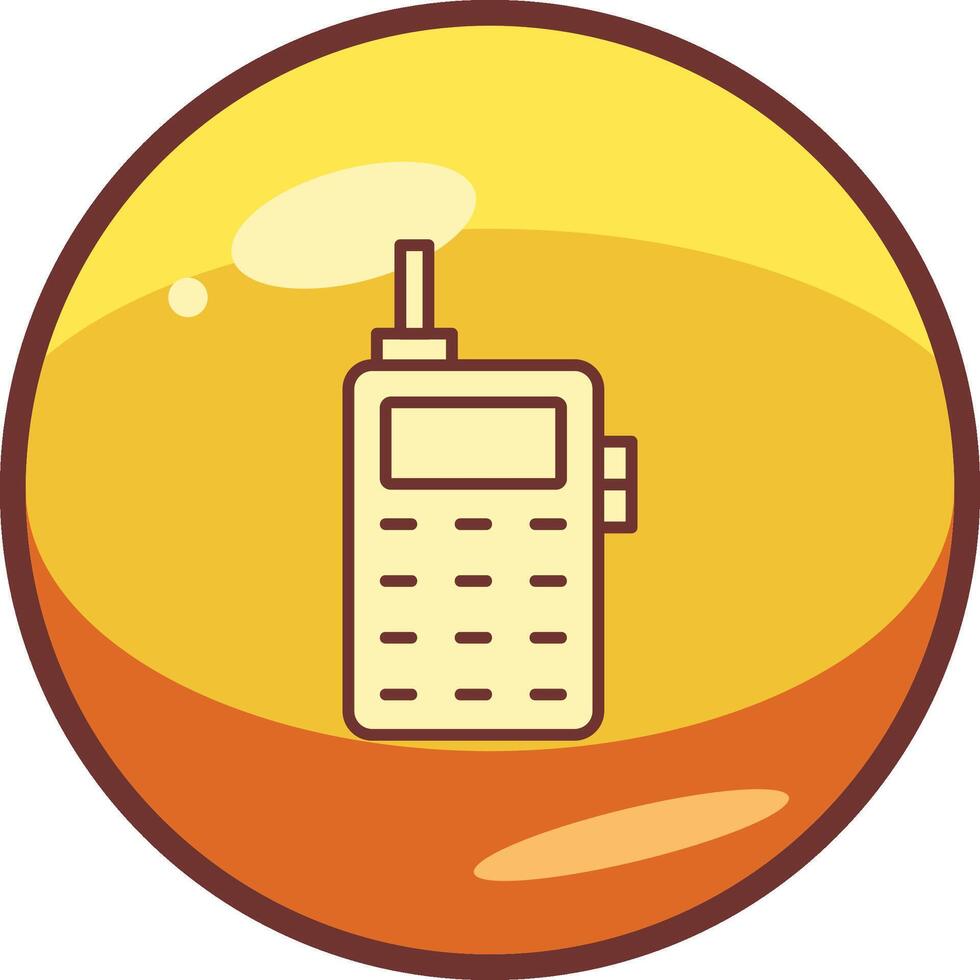 Old Phone Vector Icon