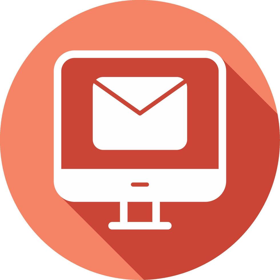 computadora correo electrónico vector icono