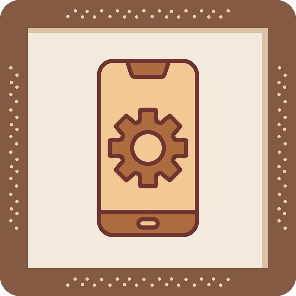 Mobile Setting Vector Icon 39436821 Vector Art at Vecteezy