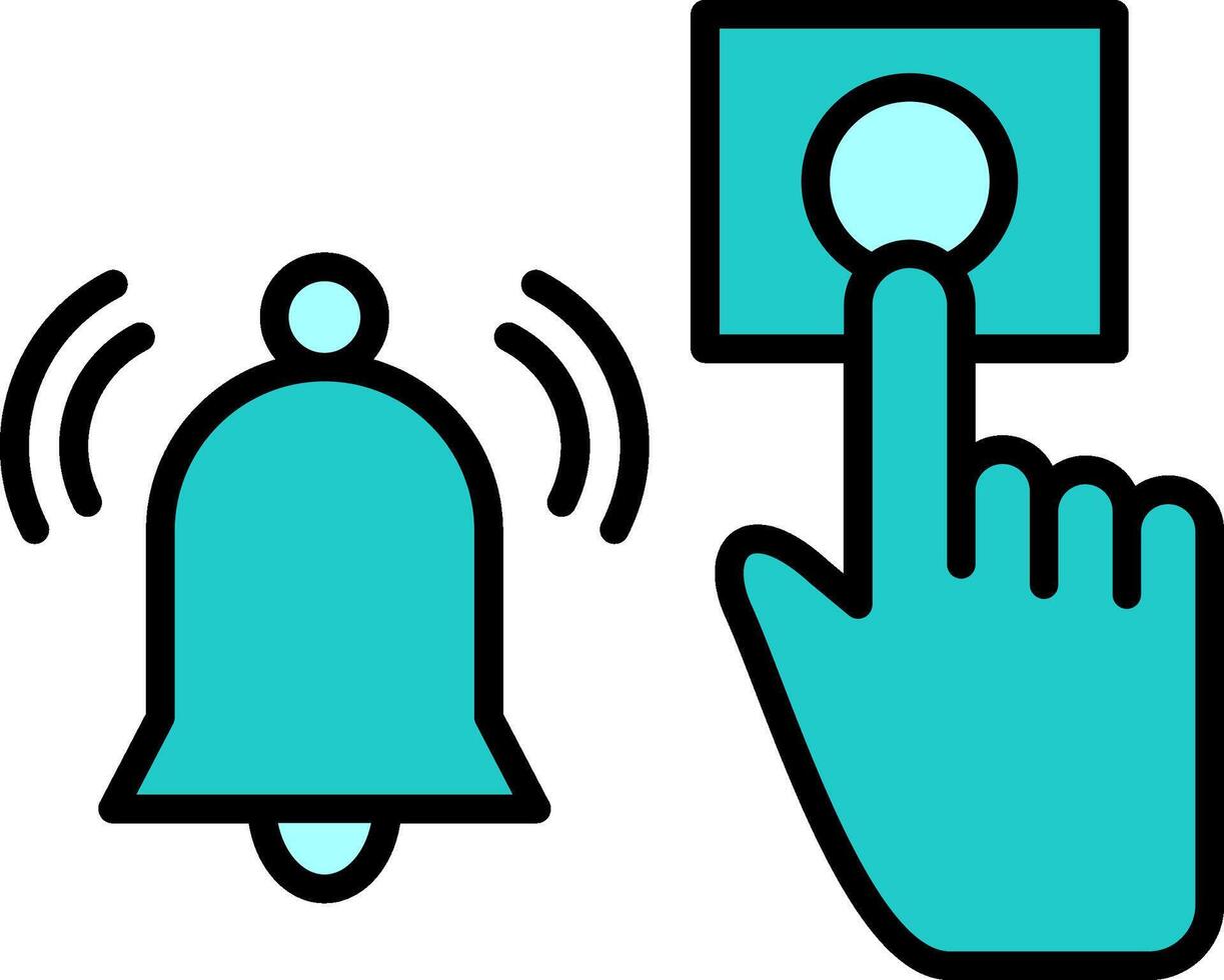 Emergency Alarm Button Vector Icon