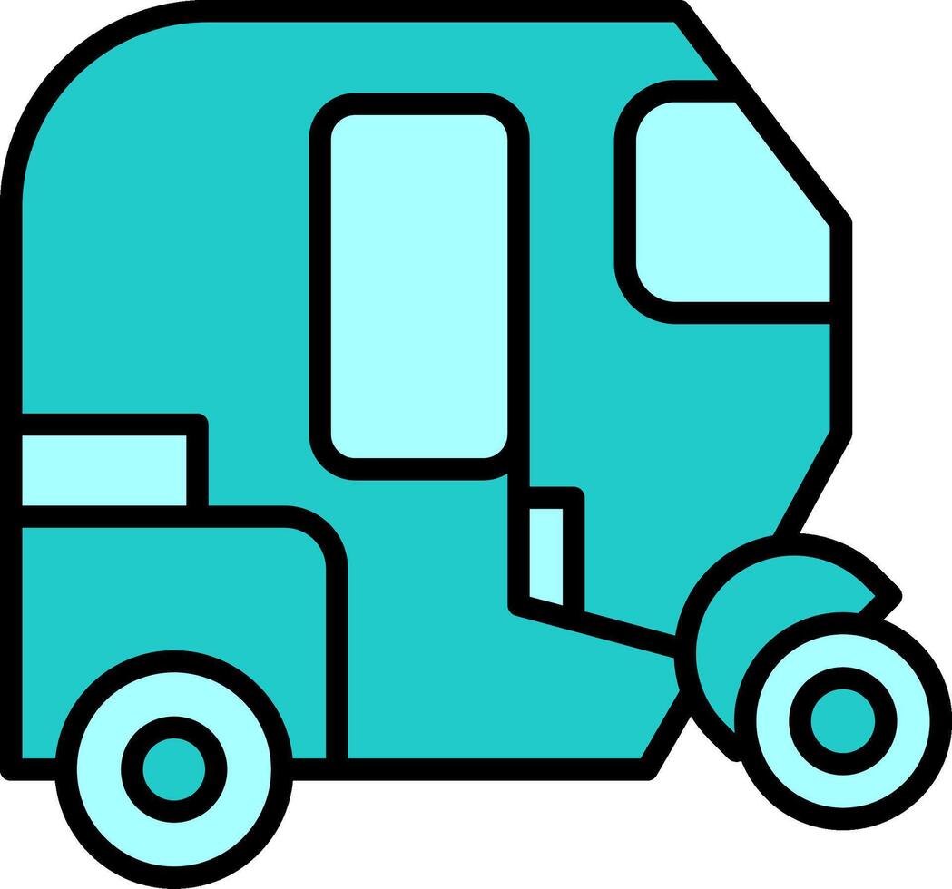 Tuk Tuk Vector Icon