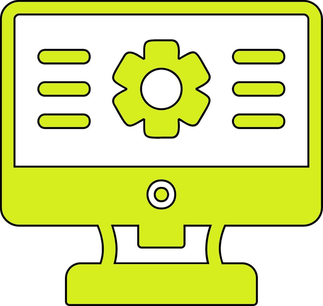 Monitor Vector Icon