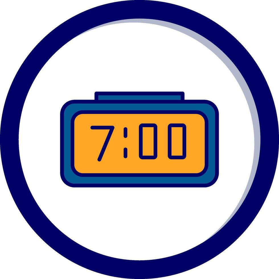 Digital Clock Vector Icon