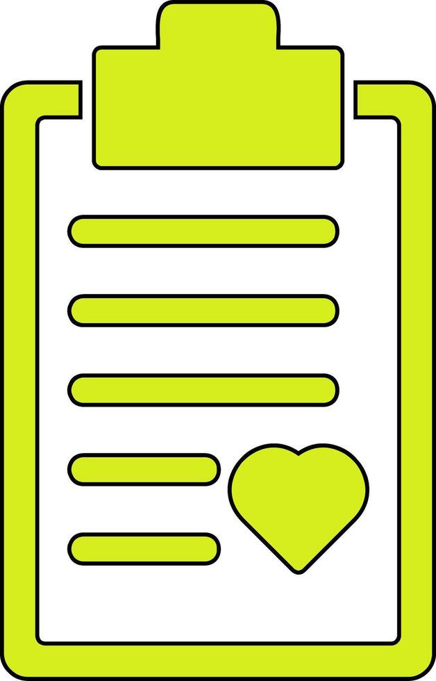 Medical Report Vector Icon