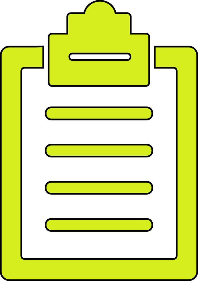 Clipboard Vector Icon