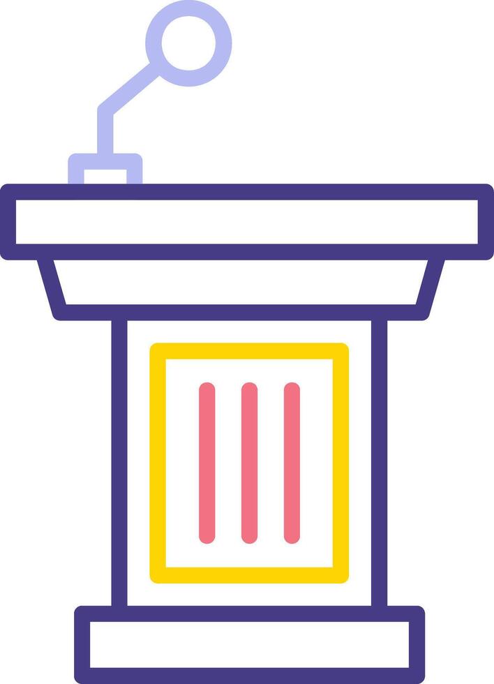 Podium Vector Icon