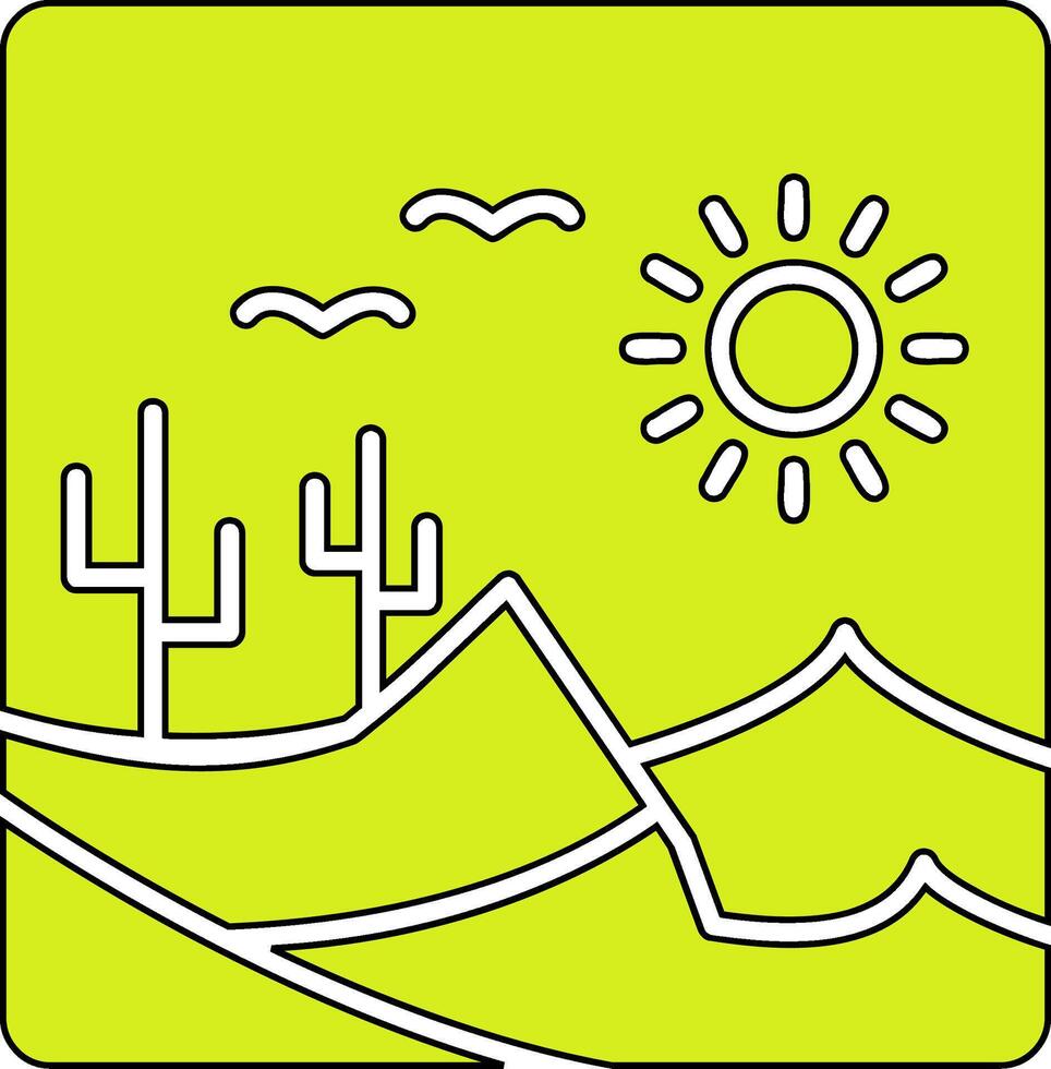 Desert Vector Icon
