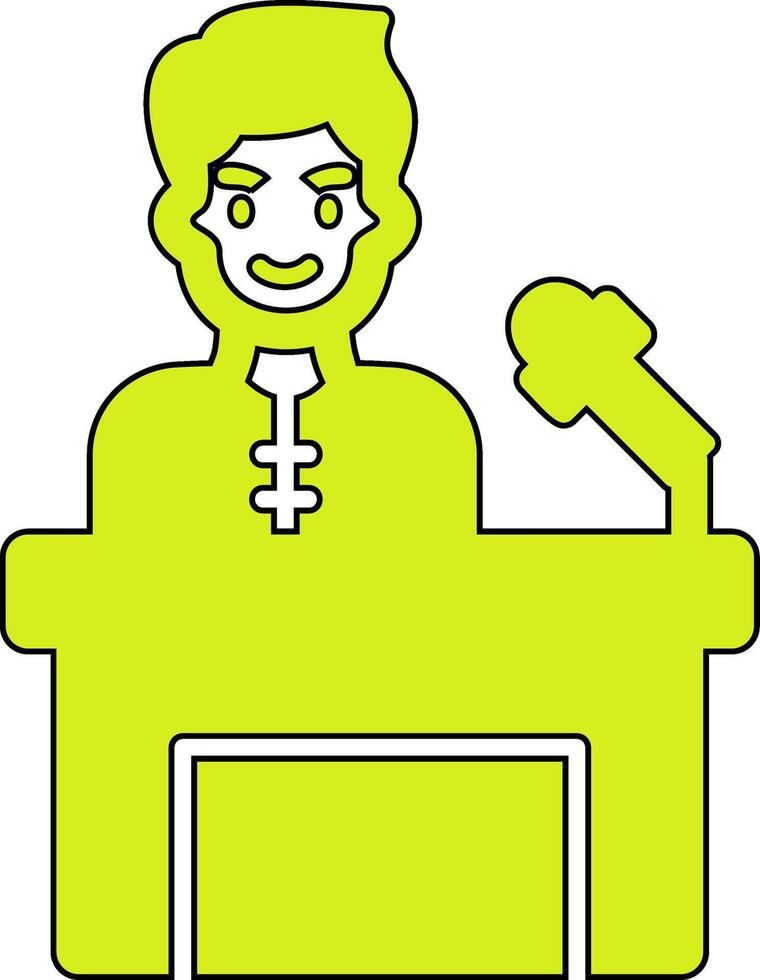 Press Conference Vector Icon
