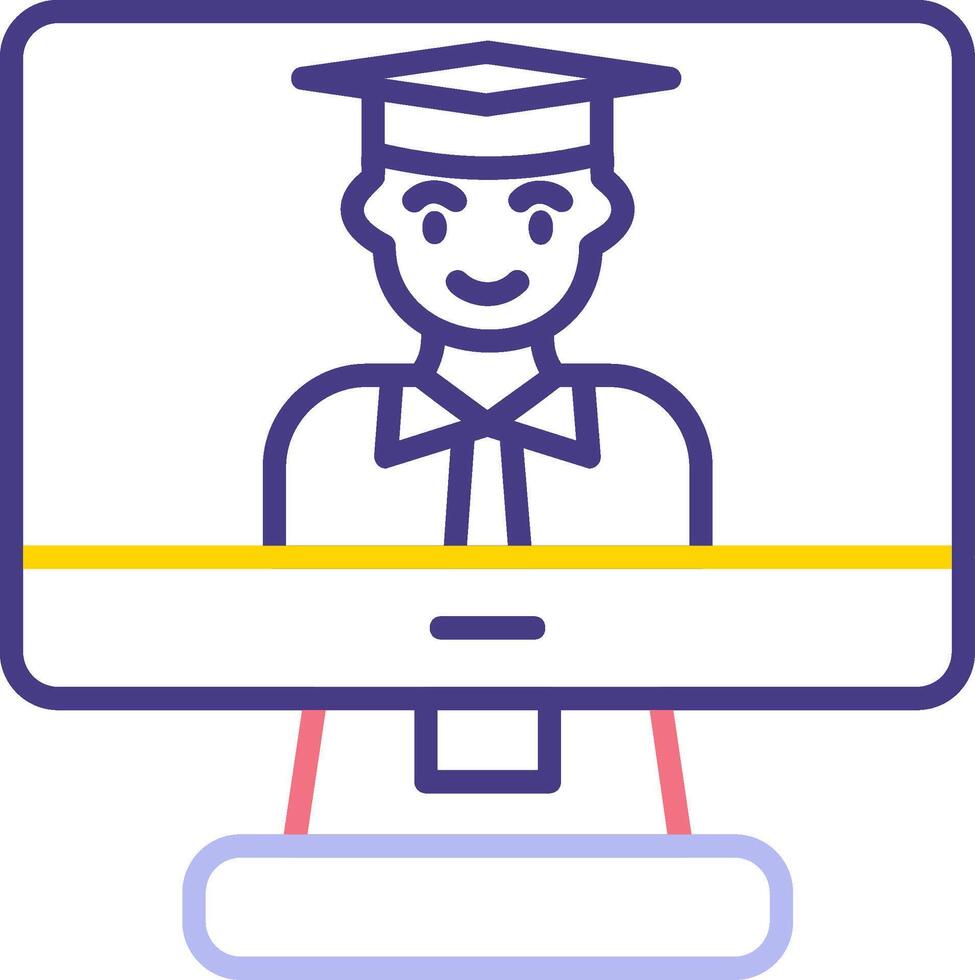 Online Learning Vector Icon