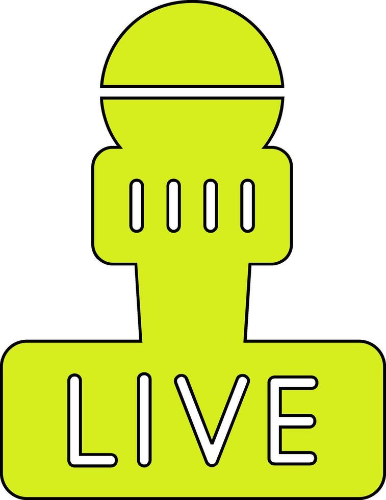 Live Vector Icon